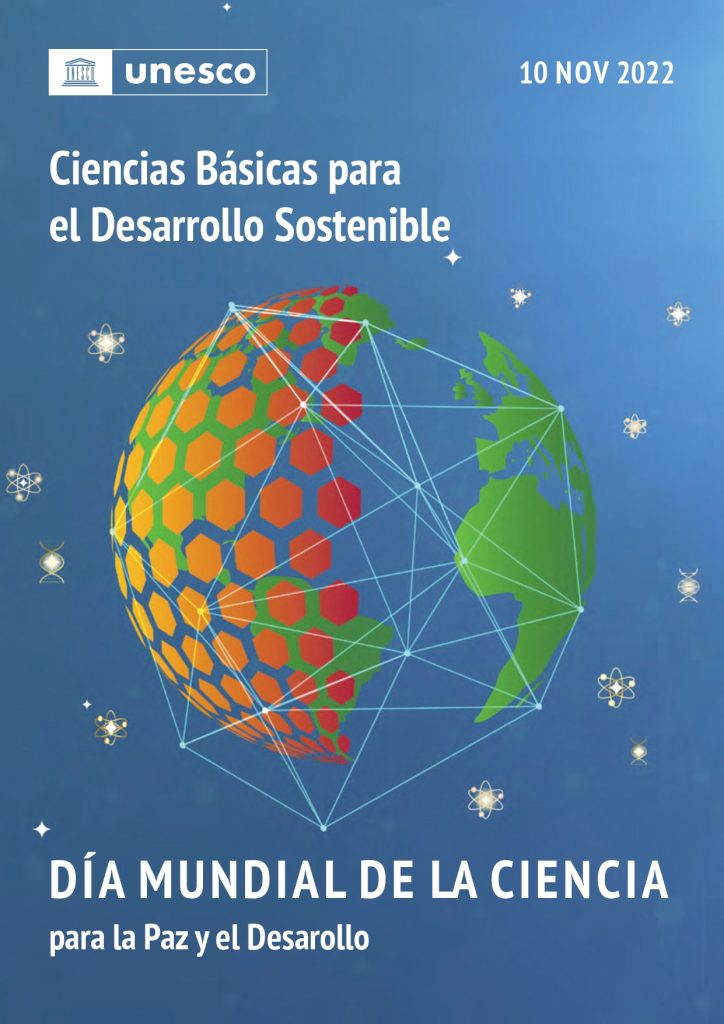 Cartel Oficial Día Mundial de la Ciencia para la Paz y el Desarrollo